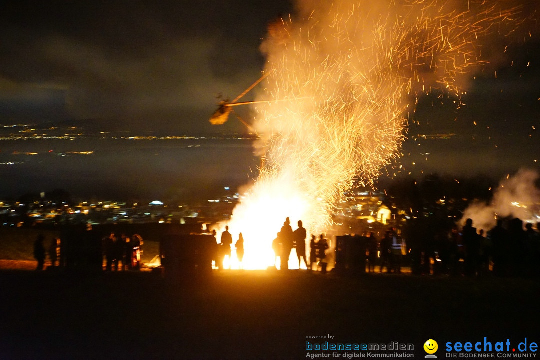 Funkenfeuer Fasnet: Ittendorf und Markdorf, 01.03.2020