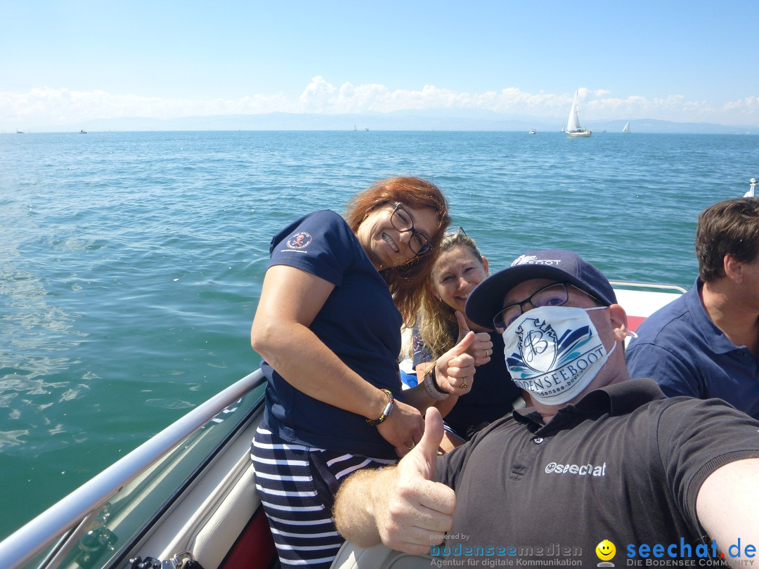 BODENSEEBOOT.DE Seequerung Marco Kochta: Friedrichshafen, 18.07.2020