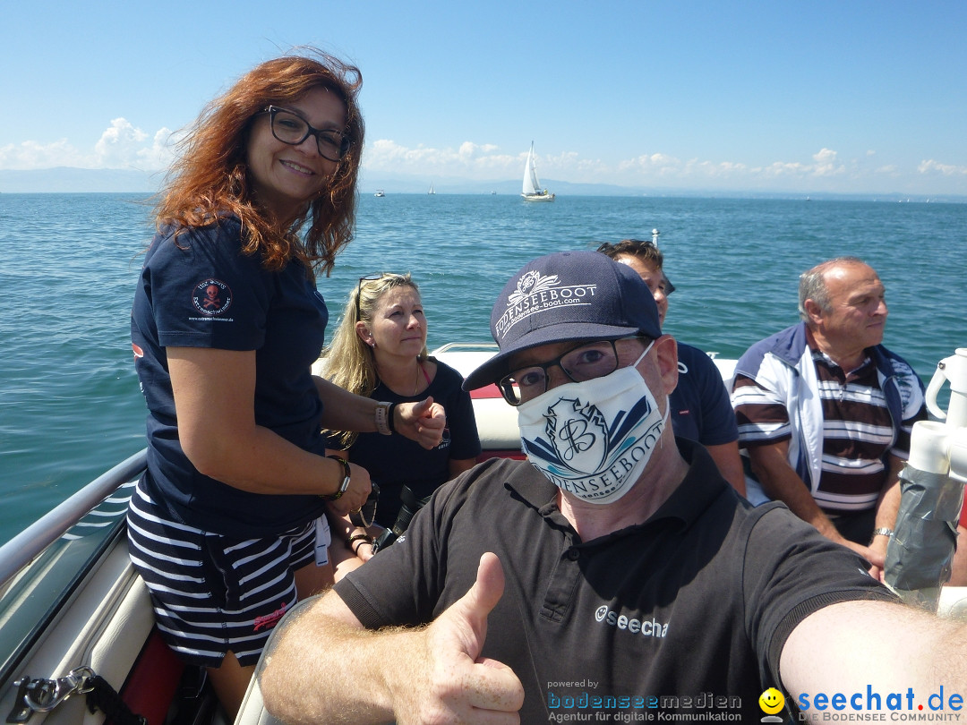 BODENSEEBOOT.DE Seequerung Marco Kochta: Friedrichshafen, 18.07.2020