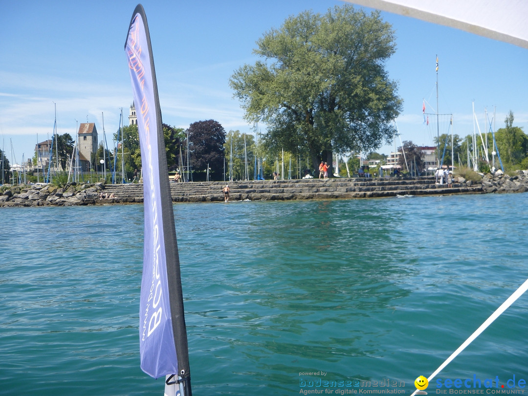 BODENSEEBOOT.DE 2fache SeeQuerung- Cyril Spuler: Romanshorn 19.07.2020