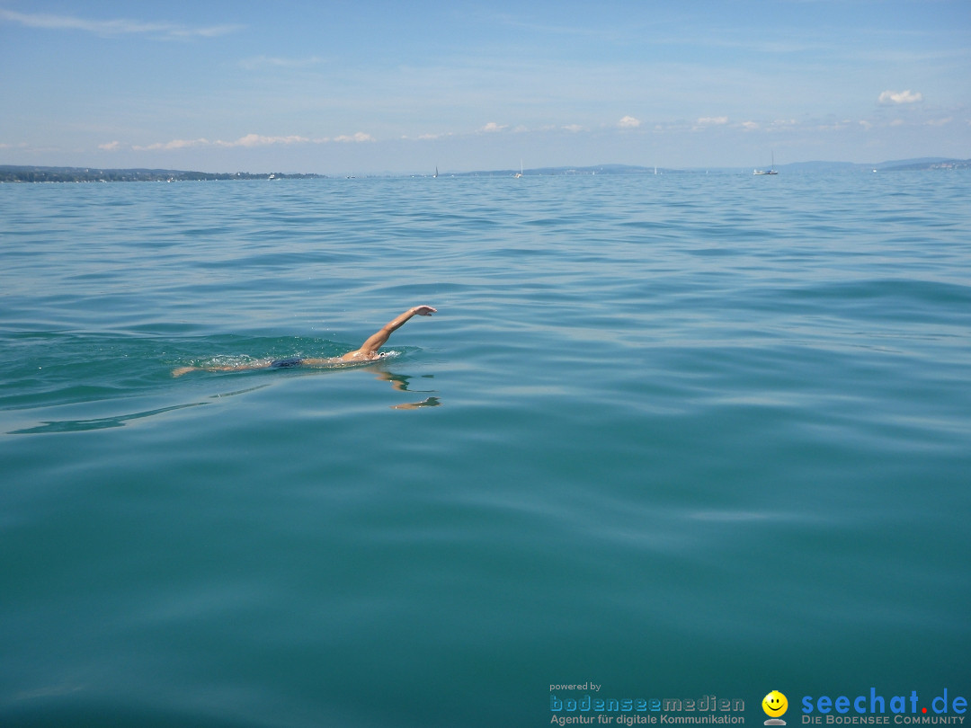 BODENSEEBOOT.DE 2fache SeeQuerung- Cyril Spuler: Romanshorn 19.07.2020