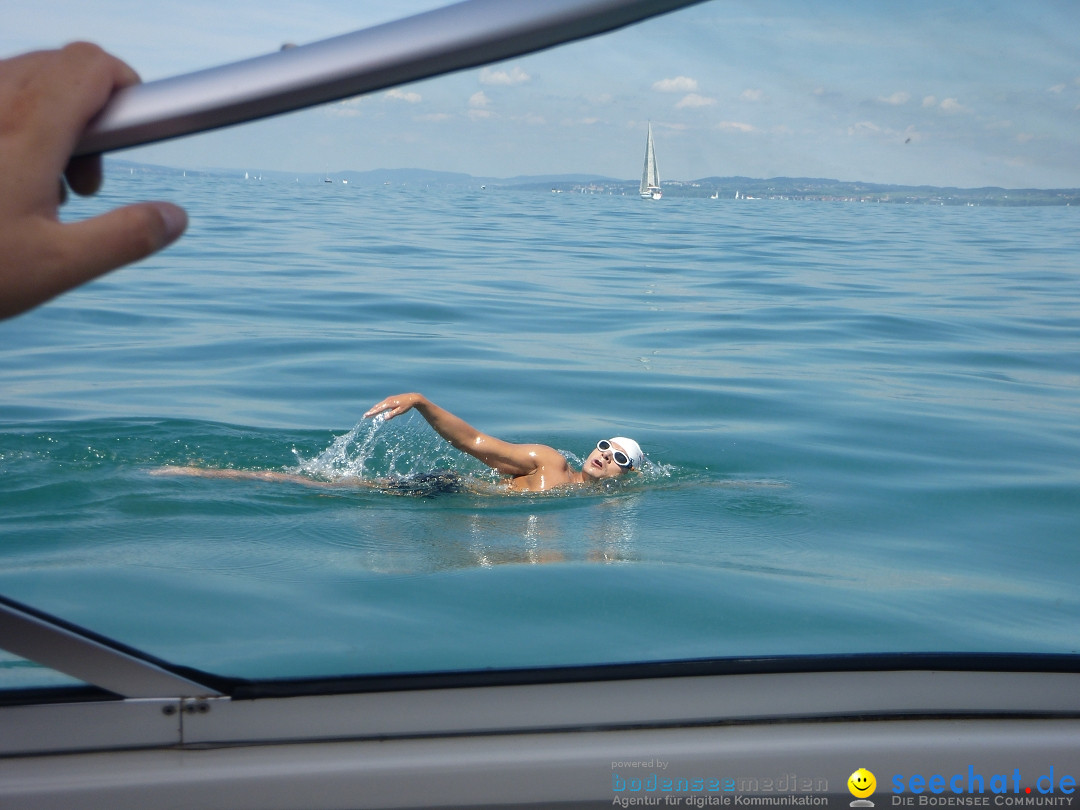 BODENSEEBOOT.DE 2fache SeeQuerung- Cyril Spuler: Romanshorn 19.07.2020