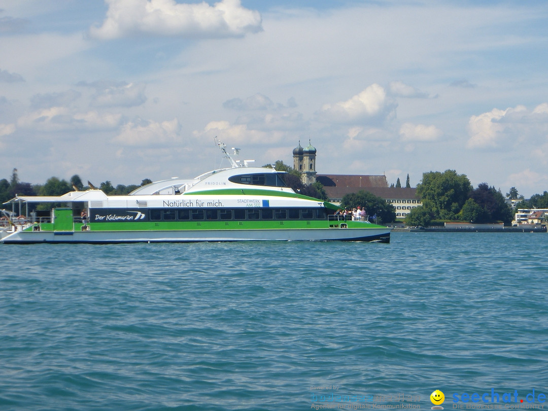 BODENSEEBOOT.DE 2fache SeeQuerung- Cyril Spuler: Romanshorn 19.07.2020