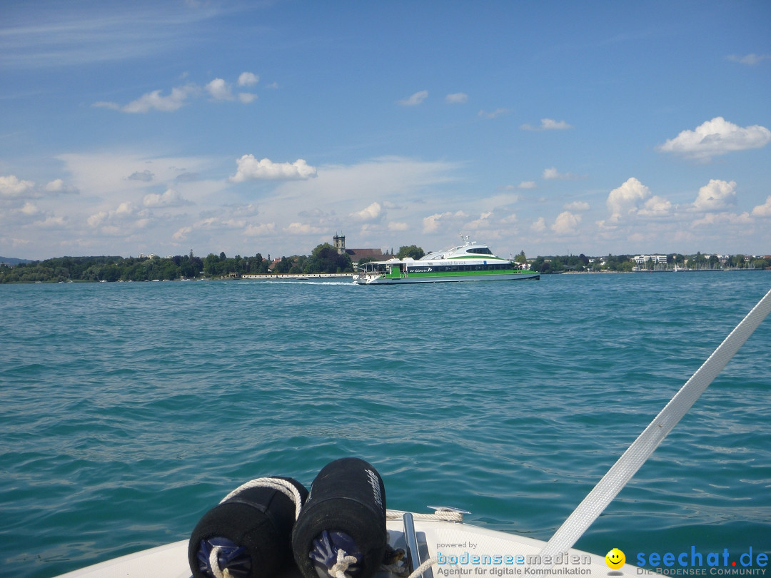 BODENSEEBOOT.DE 2fache SeeQuerung- Cyril Spuler: Romanshorn 19.07.2020