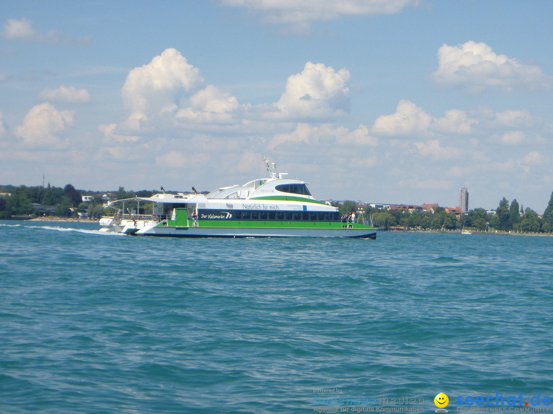 BODENSEEBOOT.DE 2fache SeeQuerung- Cyril Spuler: Romanshorn 19.07.2020