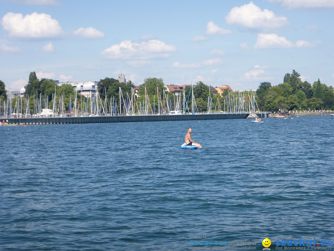 BODENSEEBOOT.DE 2fache SeeQuerung- Cyril Spuler: Romanshorn 19.07.2020