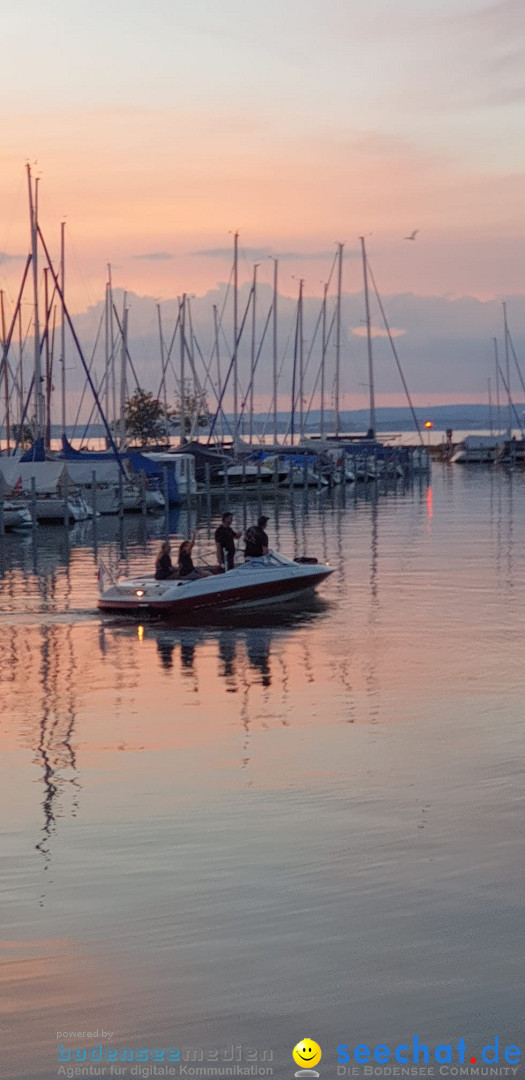 BODENSEEBOOT.DE 2fache SeeQuerung- Cyril Spuler: Romanshorn 19.07.2020