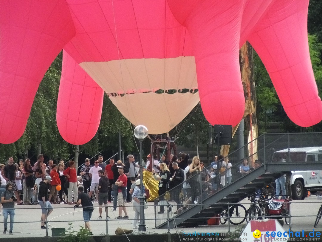 BREGENZER LUFTSPIELE: Jungfernfahrt am Bodensee: Euter-Luftschiff, 23.08.20