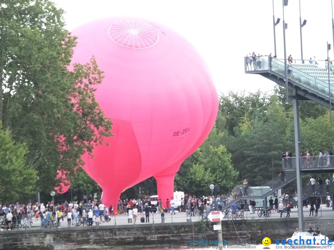 BREGENZER LUFTSPIELE: Jungfernfahrt am Bodensee: Euter-Luftschiff, 23.08.20