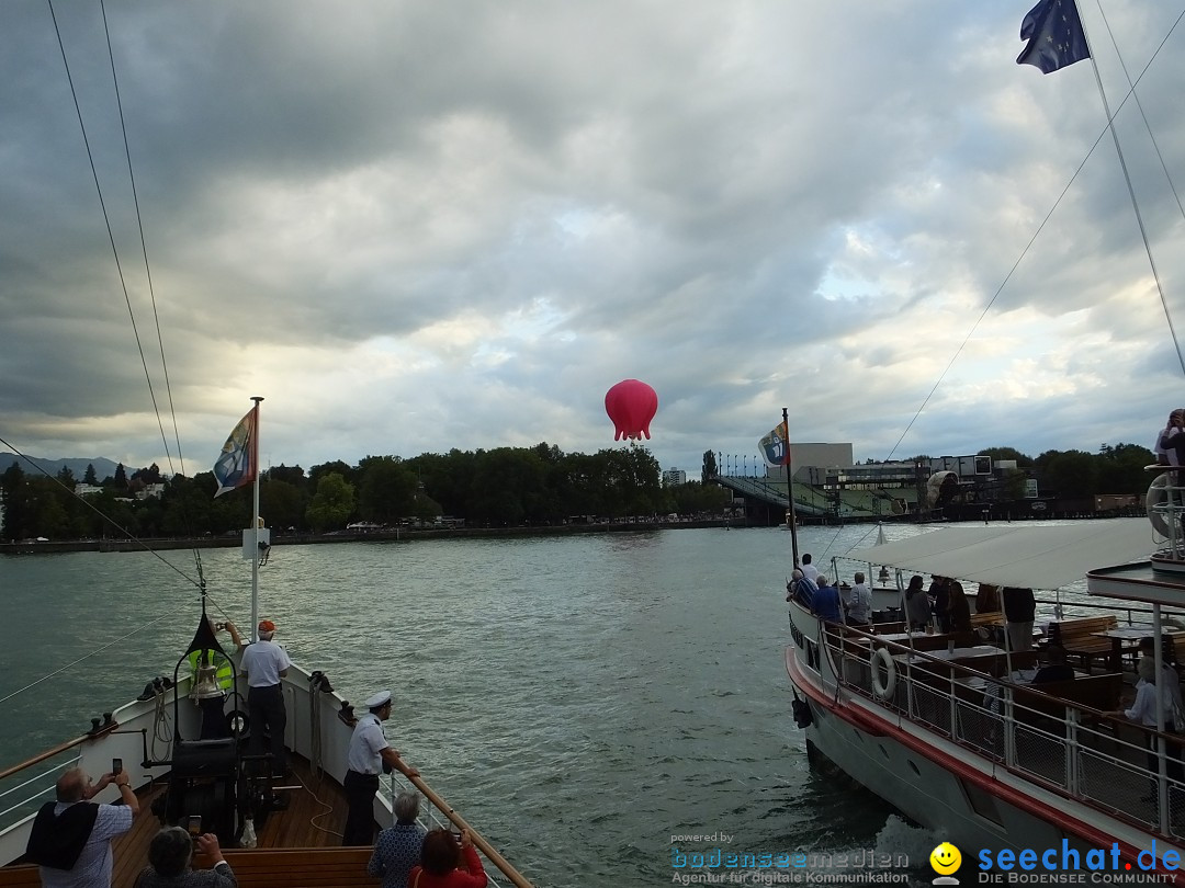 BREGENZER LUFTSPIELE: Jungfernfahrt am Bodensee: Euter-Luftschiff, 23.08.20