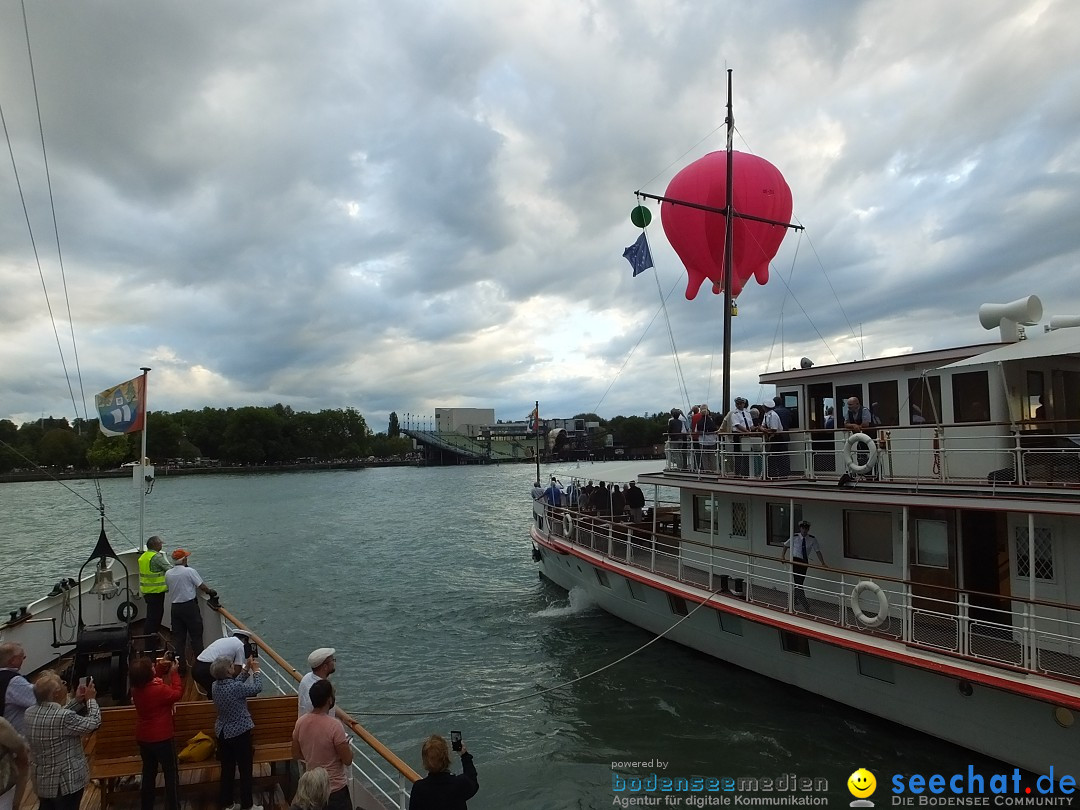 BREGENZER LUFTSPIELE: Jungfernfahrt am Bodensee: Euter-Luftschiff, 23.08.20