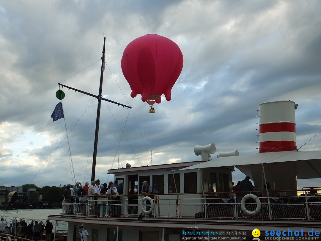 BREGENZER LUFTSPIELE: Jungfernfahrt am Bodensee: Euter-Luftschiff, 23.08.20