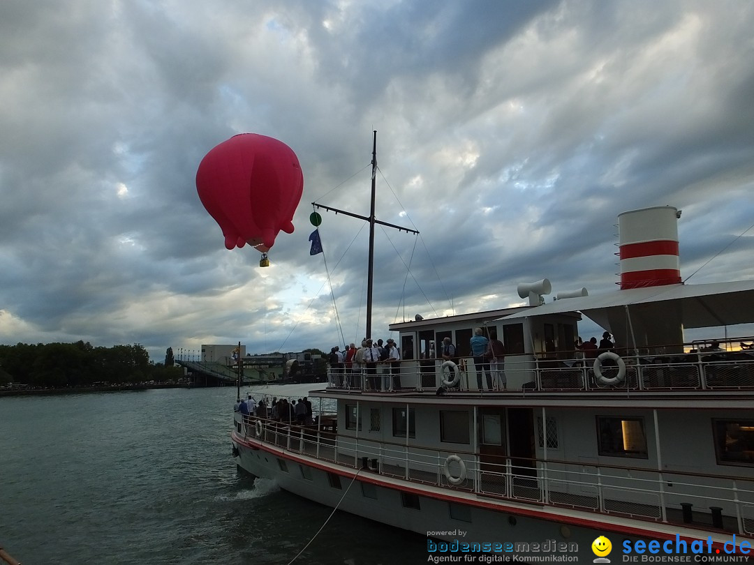 BREGENZER LUFTSPIELE: Jungfernfahrt am Bodensee: Euter-Luftschiff, 23.08.20