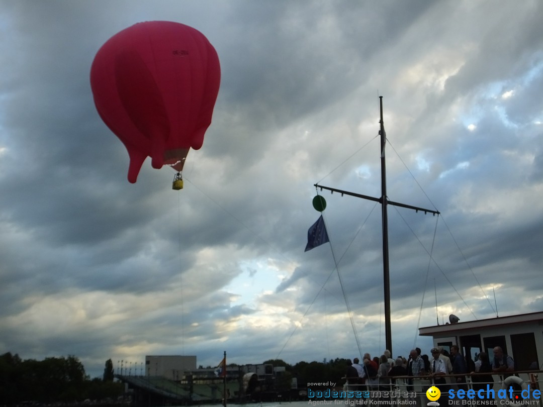 BREGENZER LUFTSPIELE: Jungfernfahrt am Bodensee: Euter-Luftschiff, 23.08.20