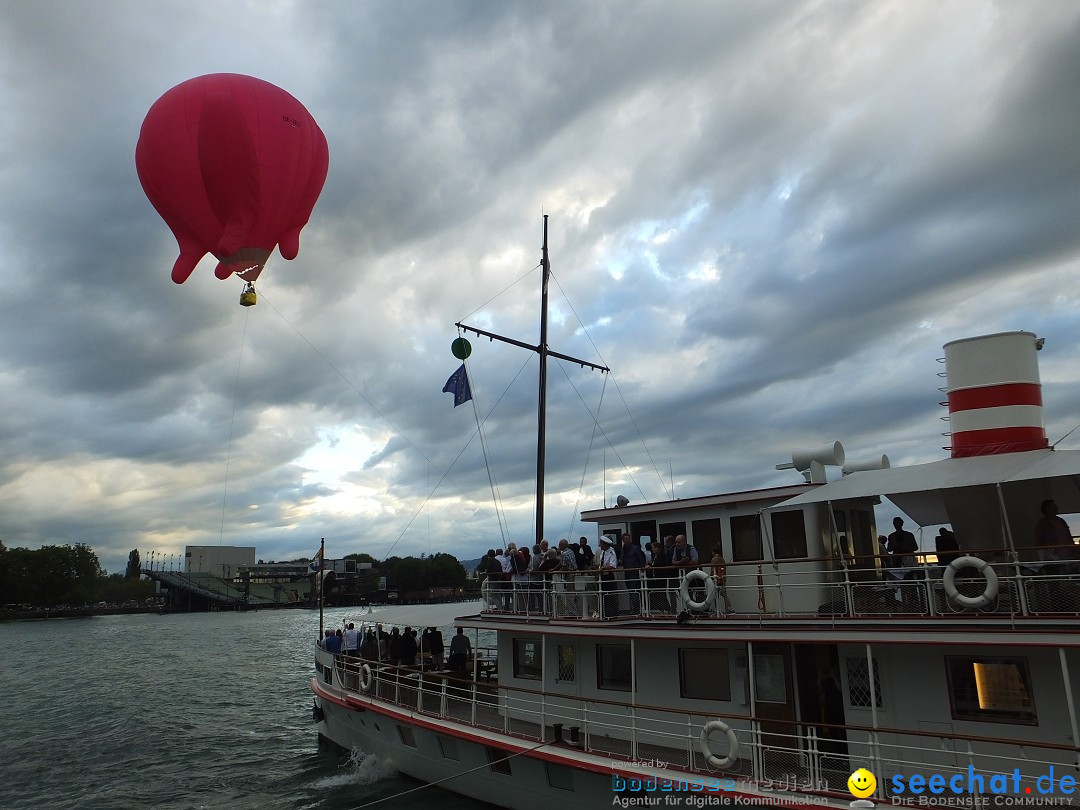 BREGENZER LUFTSPIELE: Jungfernfahrt am Bodensee: Euter-Luftschiff, 23.08.20