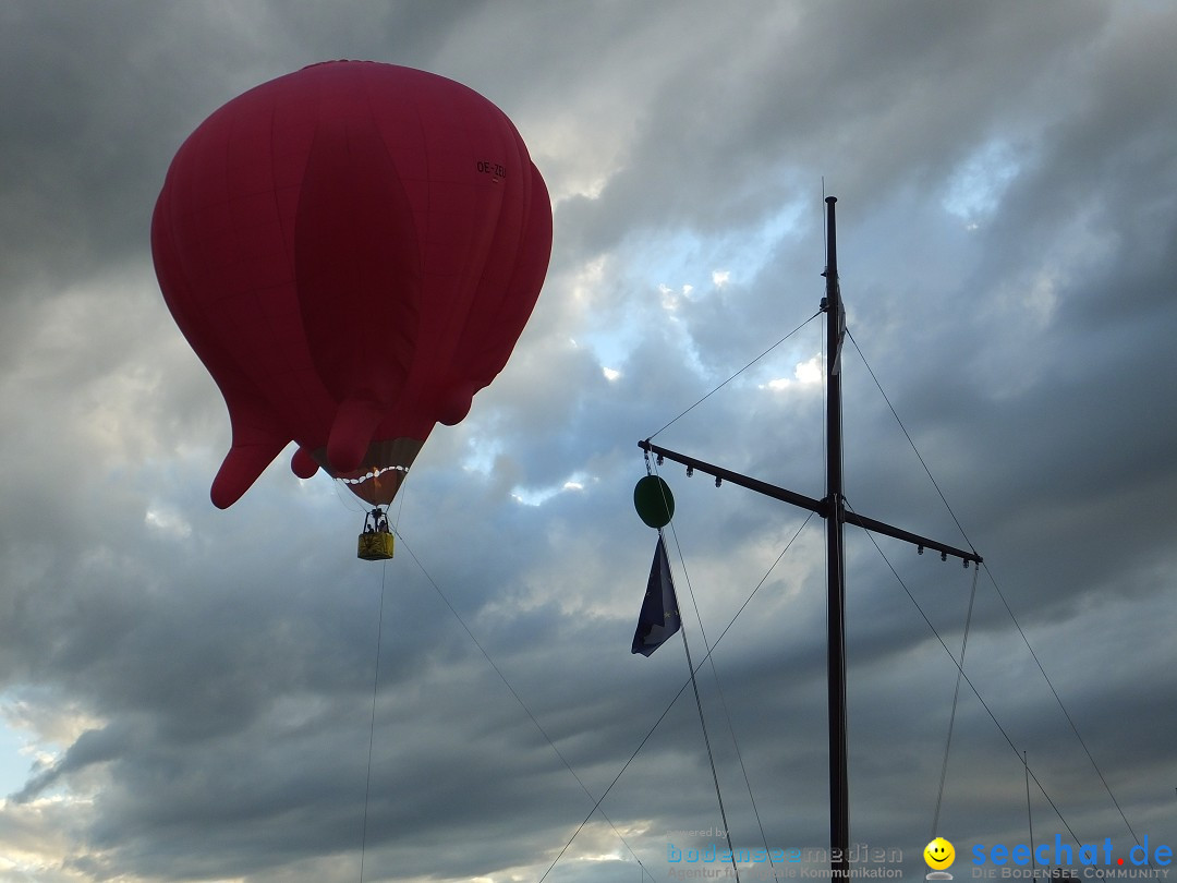 BREGENZER LUFTSPIELE: Jungfernfahrt am Bodensee: Euter-Luftschiff, 23.08.20