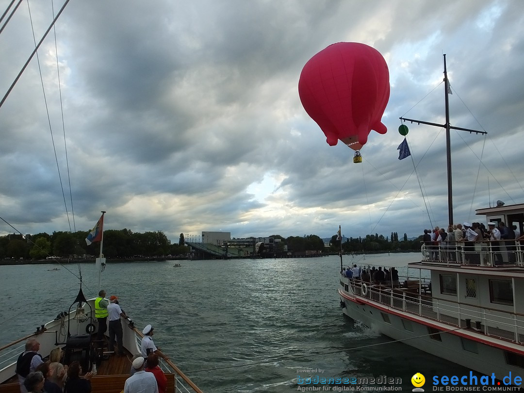 BREGENZER LUFTSPIELE: Jungfernfahrt am Bodensee: Euter-Luftschiff, 23.08.20