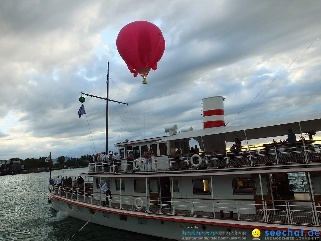 BREGENZER LUFTSPIELE: Jungfernfahrt am Bodensee: Euter-Luftschiff, 23.08.20