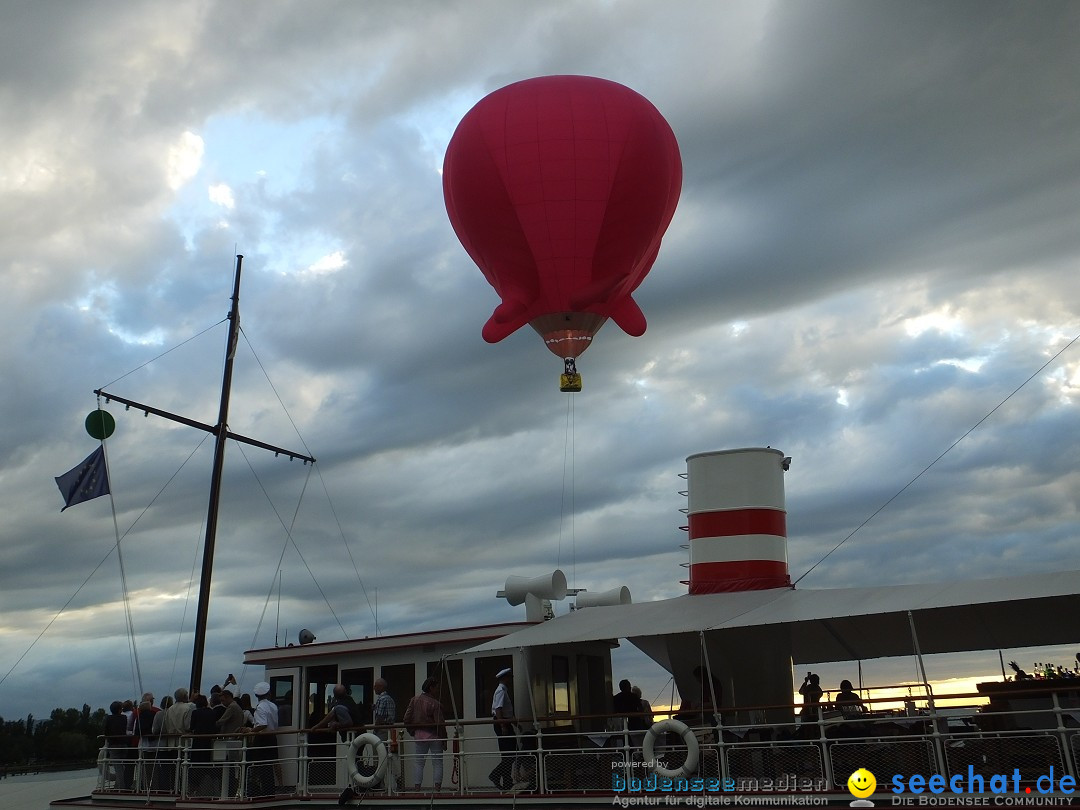 BREGENZER LUFTSPIELE: Jungfernfahrt am Bodensee: Euter-Luftschiff, 23.08.20