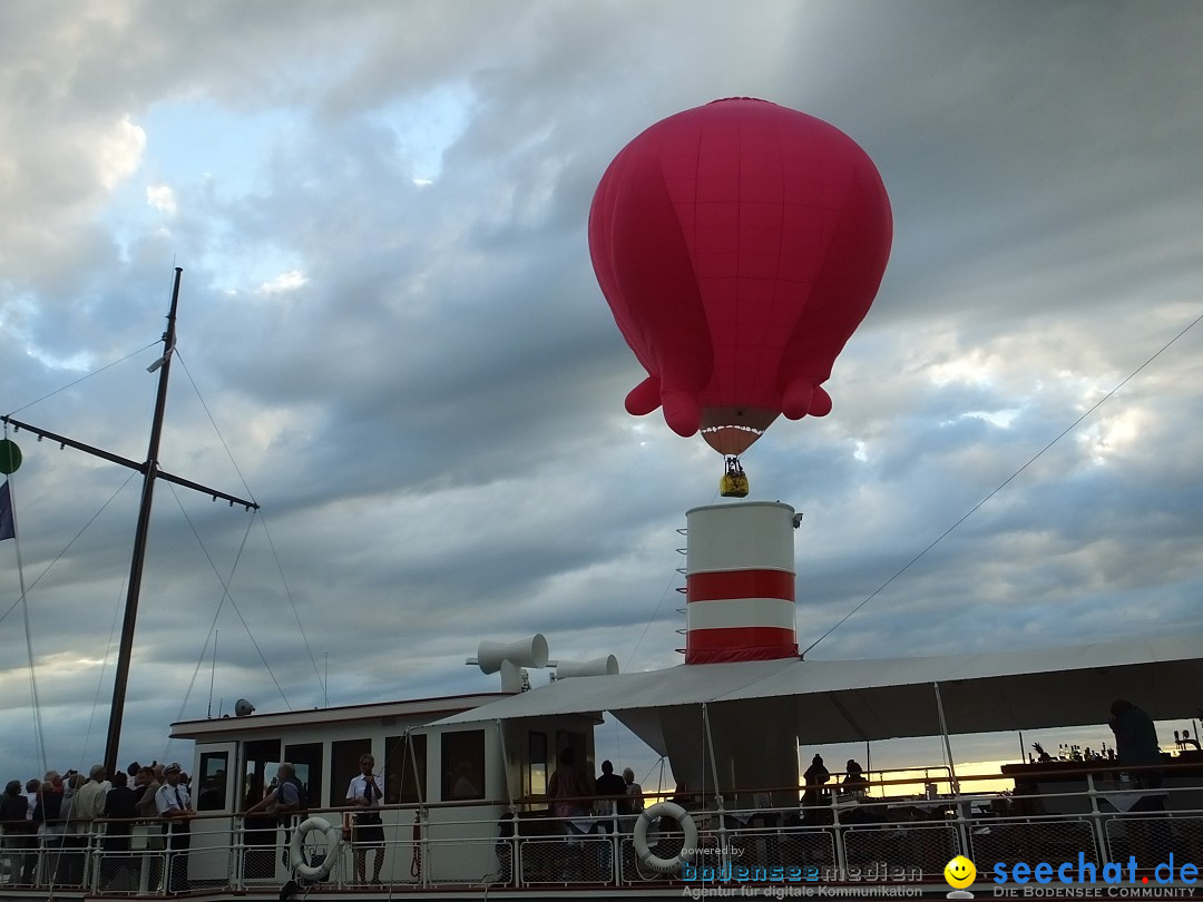 BREGENZER LUFTSPIELE: Jungfernfahrt am Bodensee: Euter-Luftschiff, 23.08.20