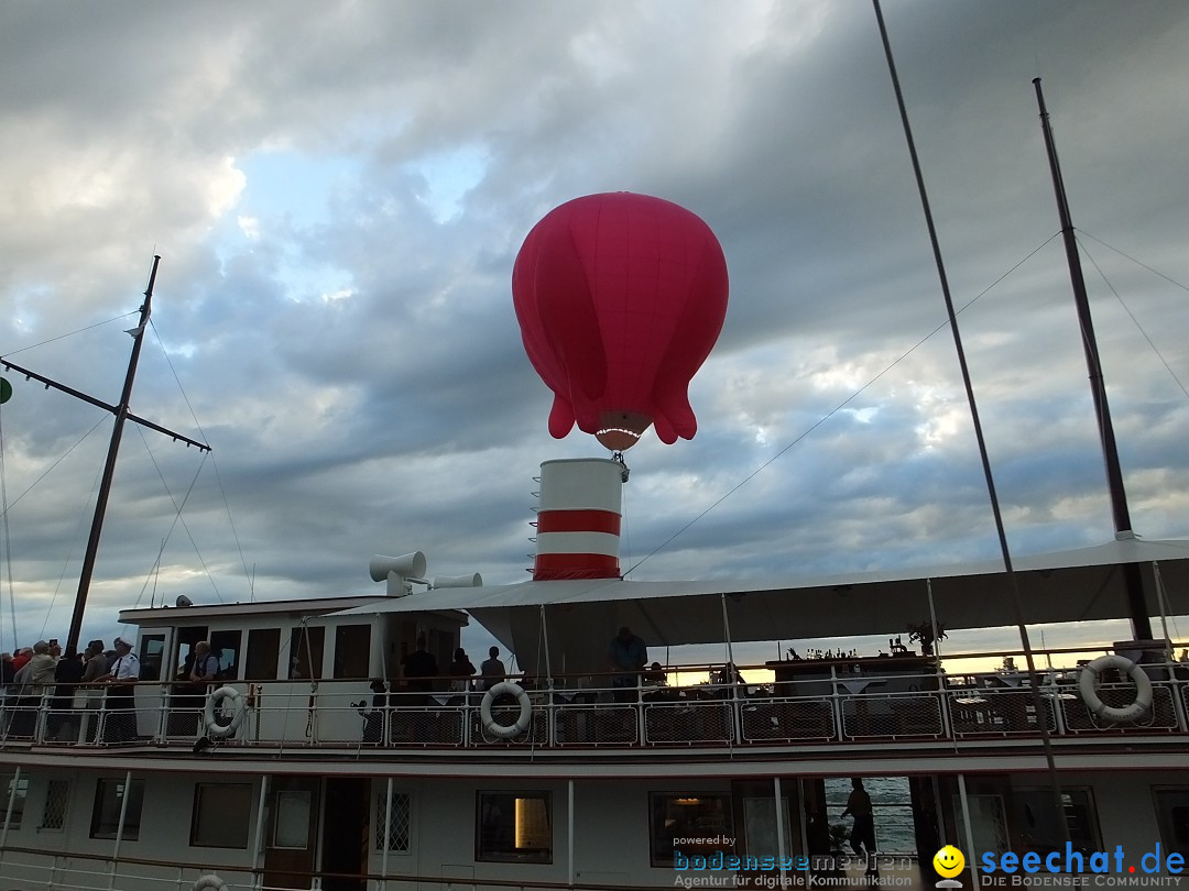 BREGENZER LUFTSPIELE: Jungfernfahrt am Bodensee: Euter-Luftschiff, 23.08.20