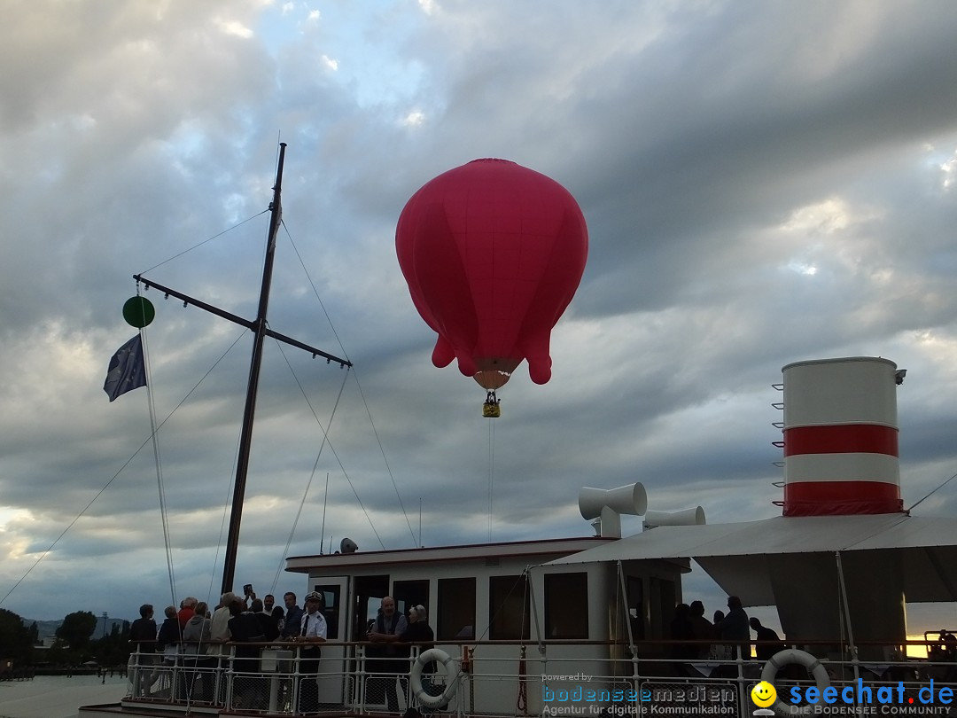 BREGENZER LUFTSPIELE: Jungfernfahrt am Bodensee: Euter-Luftschiff, 23.08.20