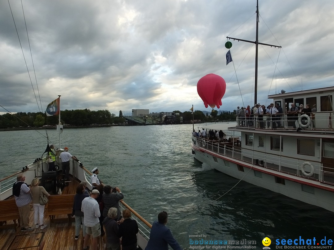 BREGENZER LUFTSPIELE: Jungfernfahrt am Bodensee: Euter-Luftschiff, 23.08.20