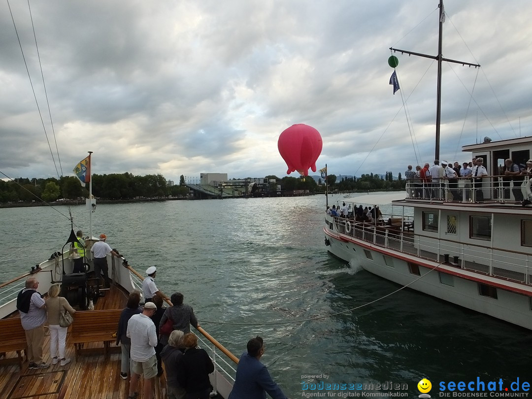 BREGENZER LUFTSPIELE: Jungfernfahrt am Bodensee: Euter-Luftschiff, 23.08.20