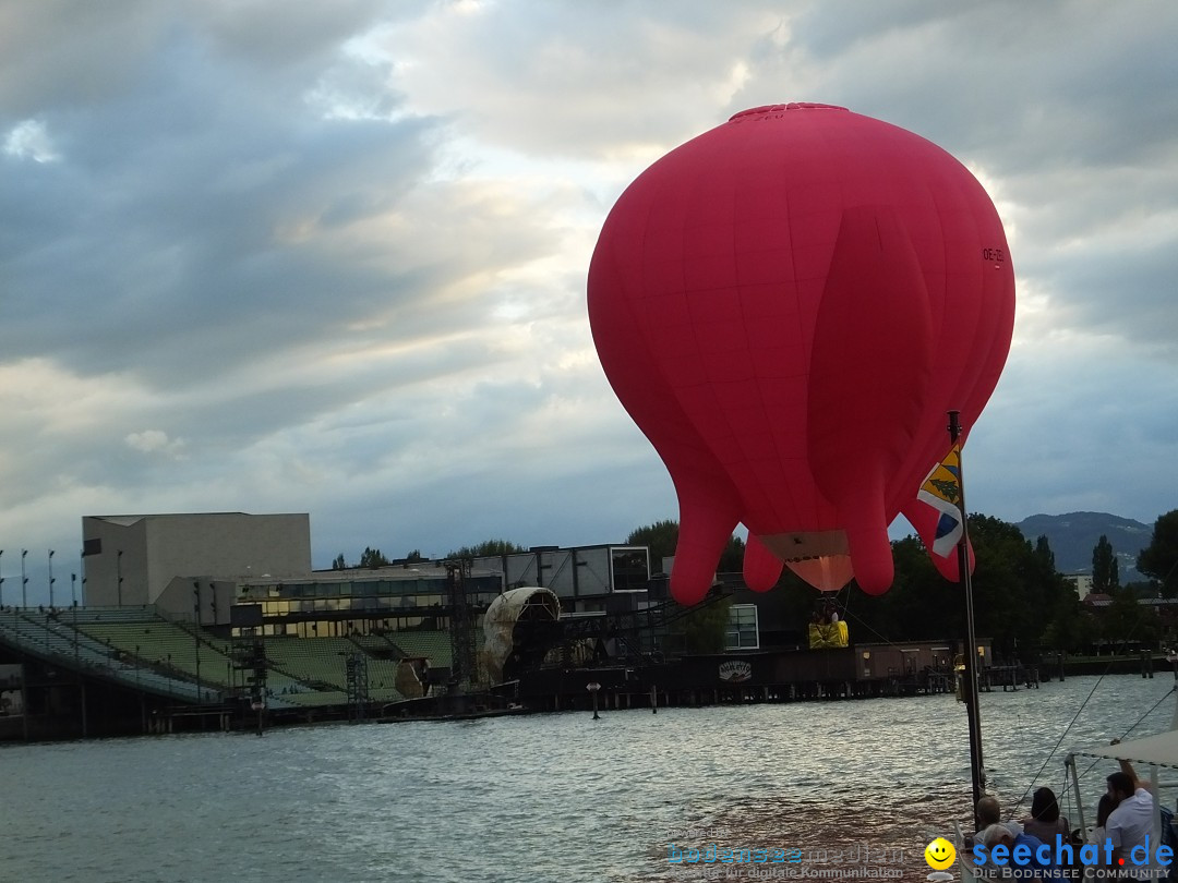 BREGENZER LUFTSPIELE: Jungfernfahrt am Bodensee: Euter-Luftschiff, 23.08.20