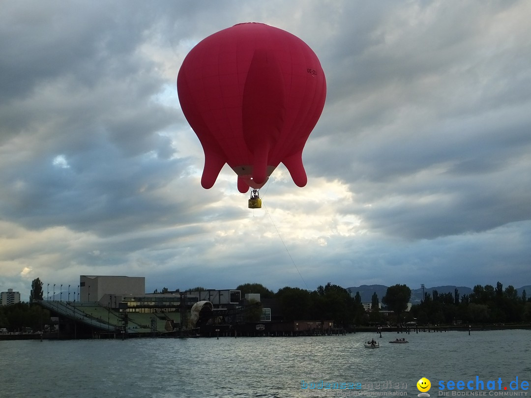 BREGENZER LUFTSPIELE: Jungfernfahrt am Bodensee: Euter-Luftschiff, 23.08.20