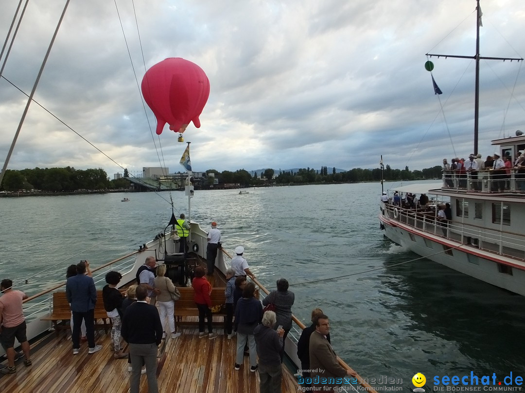 BREGENZER LUFTSPIELE: Jungfernfahrt am Bodensee: Euter-Luftschiff, 23.08.20