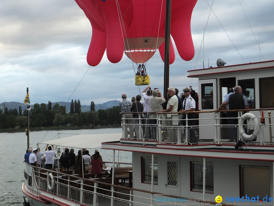 BREGENZER LUFTSPIELE: Jungfernfahrt am Bodensee: Euter-Luftschiff, 23.08.20