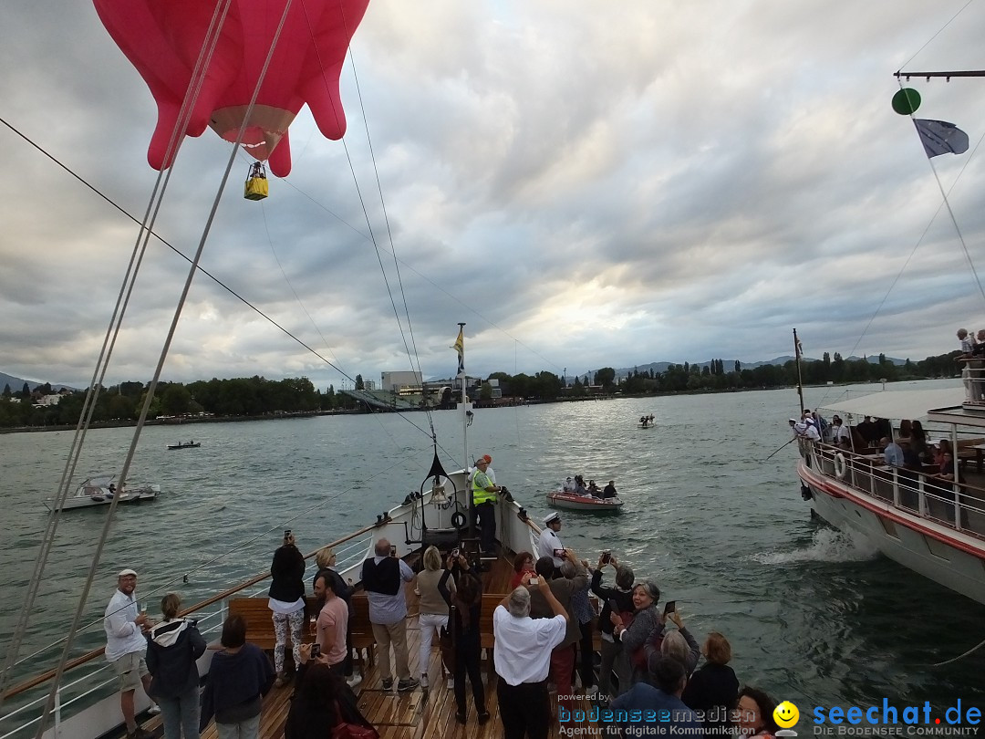 BREGENZER LUFTSPIELE: Jungfernfahrt am Bodensee: Euter-Luftschiff, 23.08.20