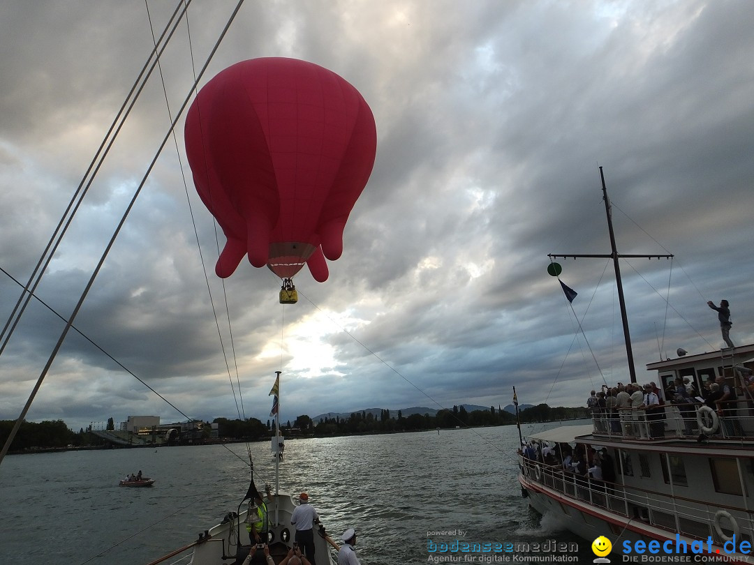 BREGENZER LUFTSPIELE: Jungfernfahrt am Bodensee: Euter-Luftschiff, 23.08.20