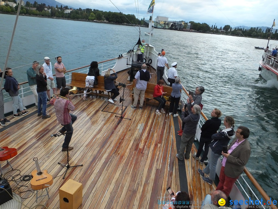 BREGENZER LUFTSPIELE: Jungfernfahrt am Bodensee: Euter-Luftschiff, 23.08.20