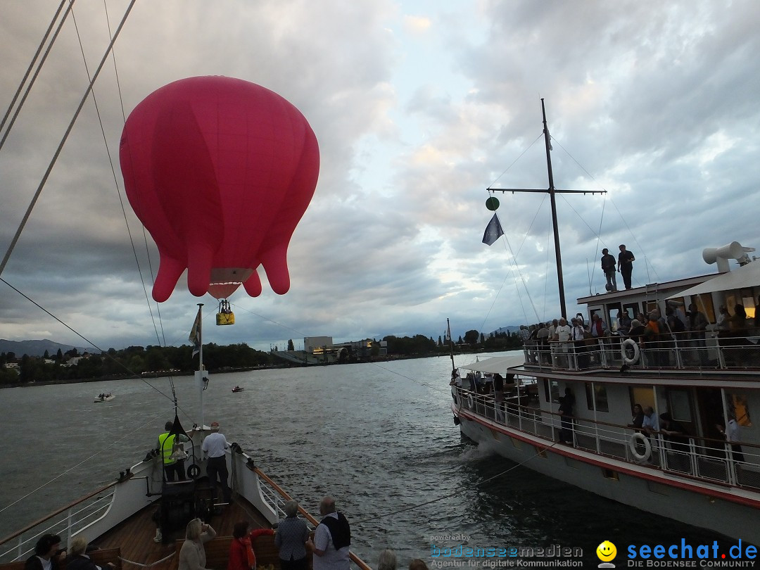 BREGENZER LUFTSPIELE: Jungfernfahrt am Bodensee: Euter-Luftschiff, 23.08.20