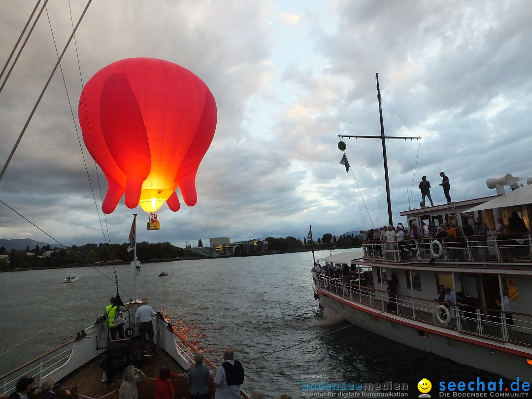 BREGENZER LUFTSPIELE: Jungfernfahrt am Bodensee: Euter-Luftschiff, 23.08.20