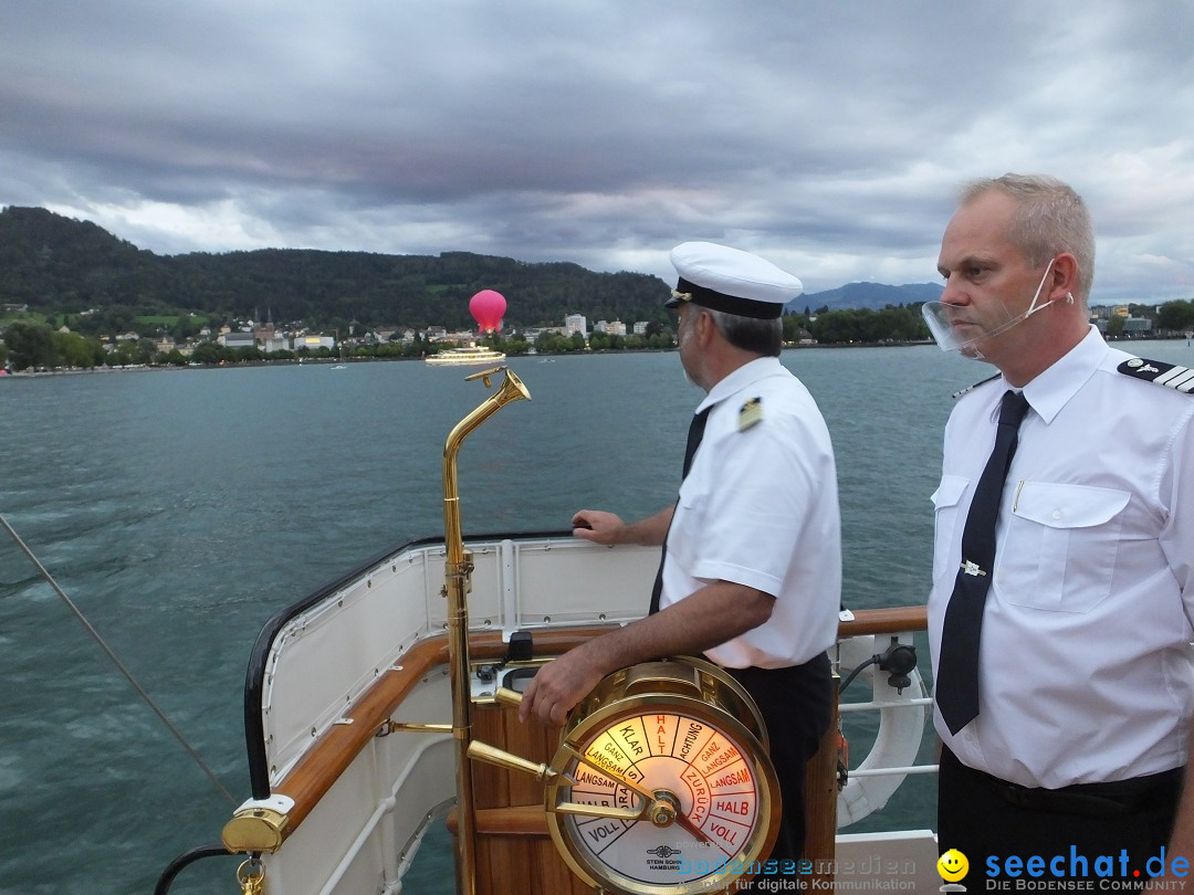 BREGENZER LUFTSPIELE: Jungfernfahrt am Bodensee: Euter-Luftschiff, 23.08.20