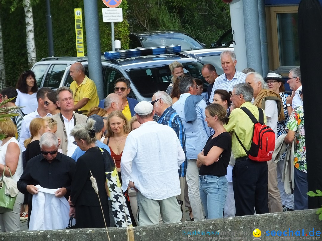 BREGENZER LUFTSPIELE: Jungfernfahrt am Bodensee: Euter-Luftschiff, 23.08.20