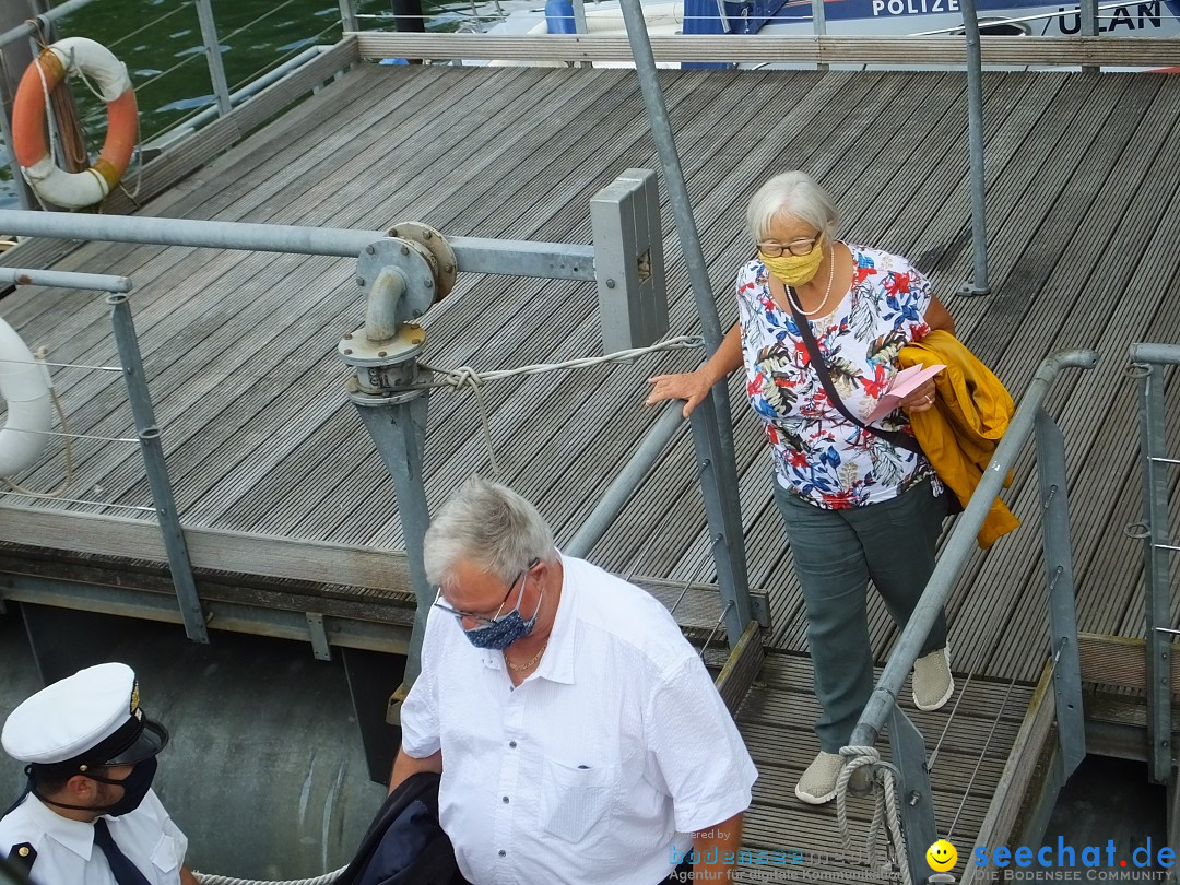 BREGENZER LUFTSPIELE: Jungfernfahrt am Bodensee: Euter-Luftschiff, 23.08.20