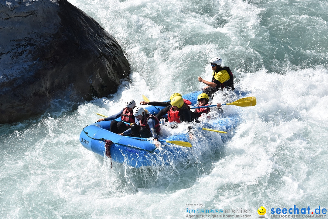 River Rafting: Ilanz-Reichenau - Schweiz, 21.08.2020