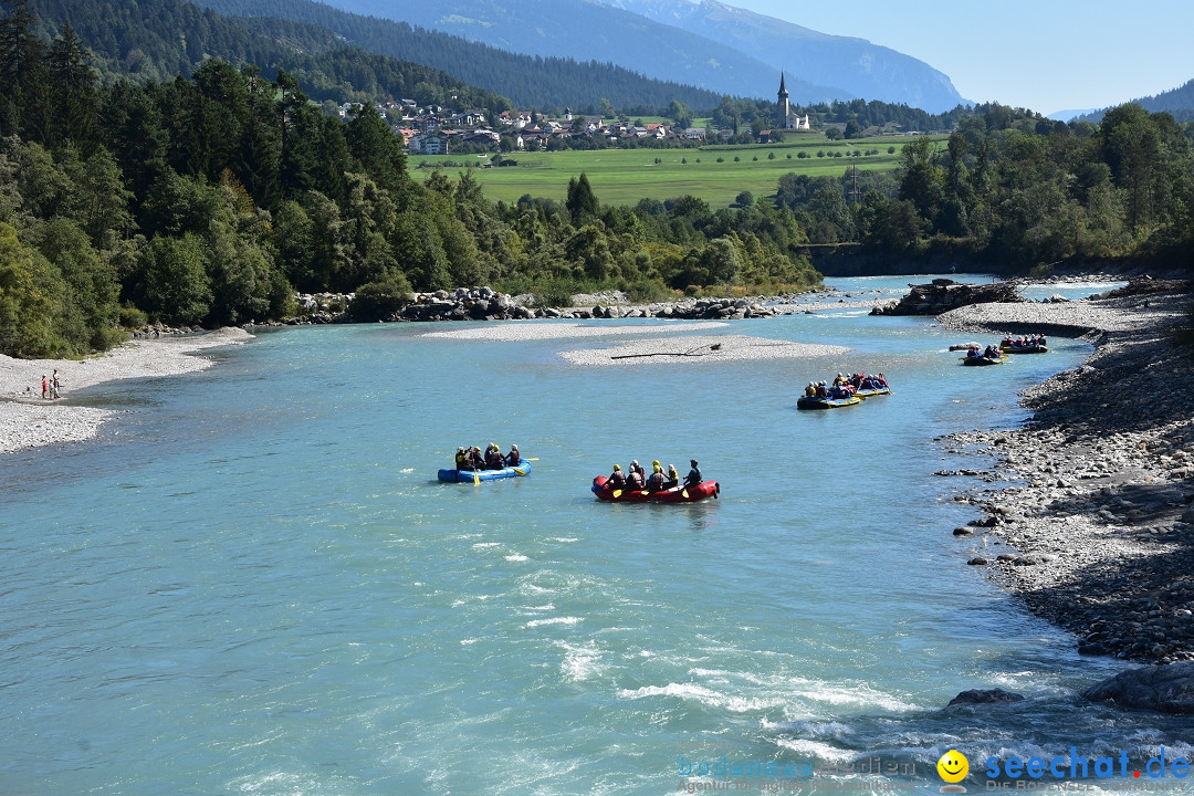 River Rafting: Ilanz-Reichenau - Schweiz, 21.08.2020