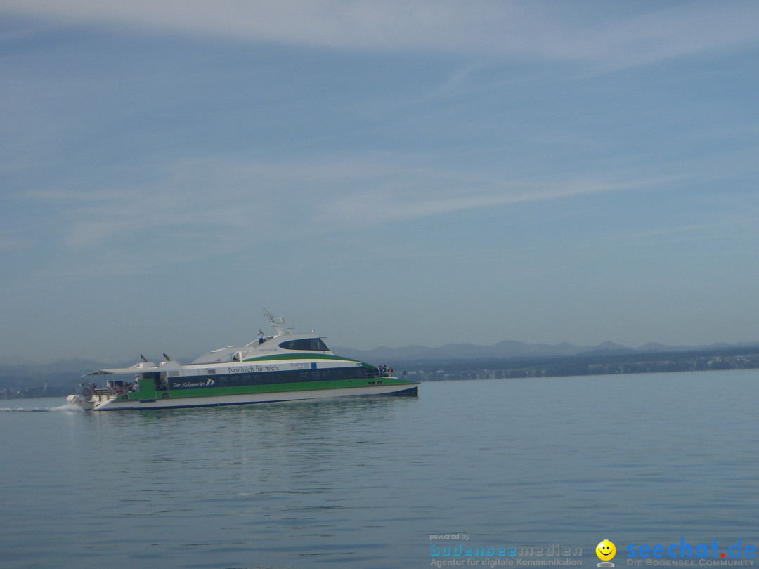 BODENSEEBOOT.DE - Begleitfahrt: Isabella und Thorsten: Friedrichshafen, 27.