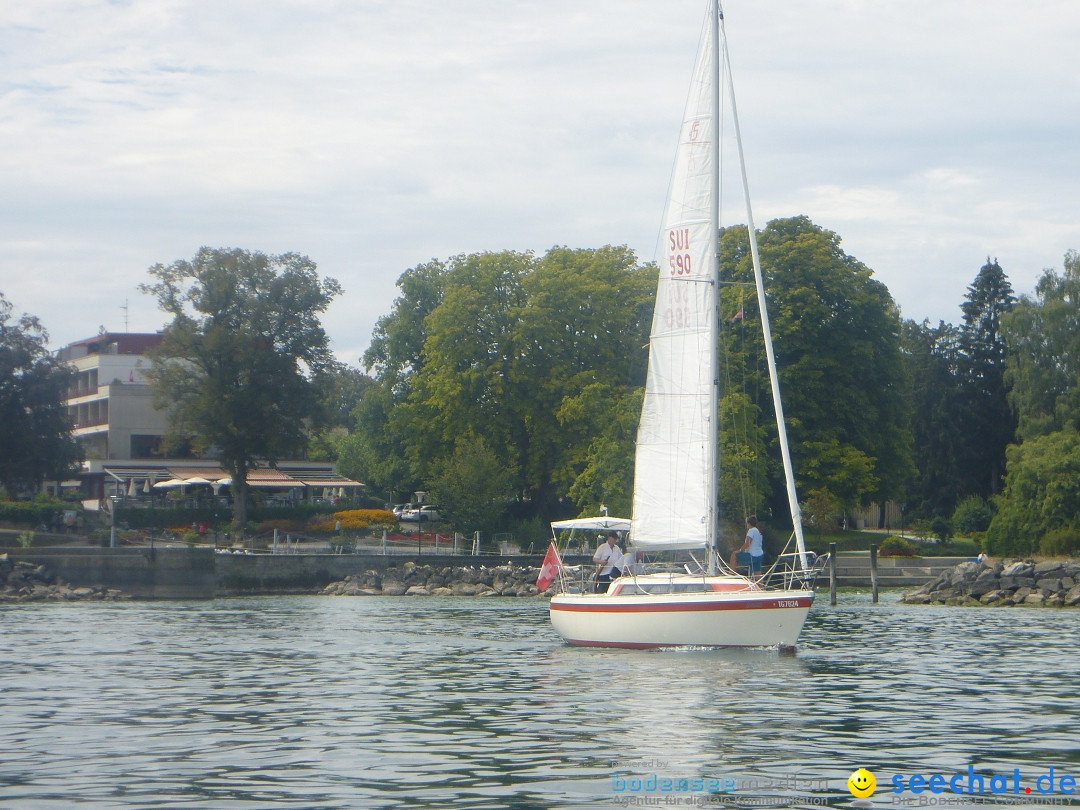 BODENSEEBOOT.DE - Begleitfahrt: Isabella und Thorsten: Friedrichshafen, 27.