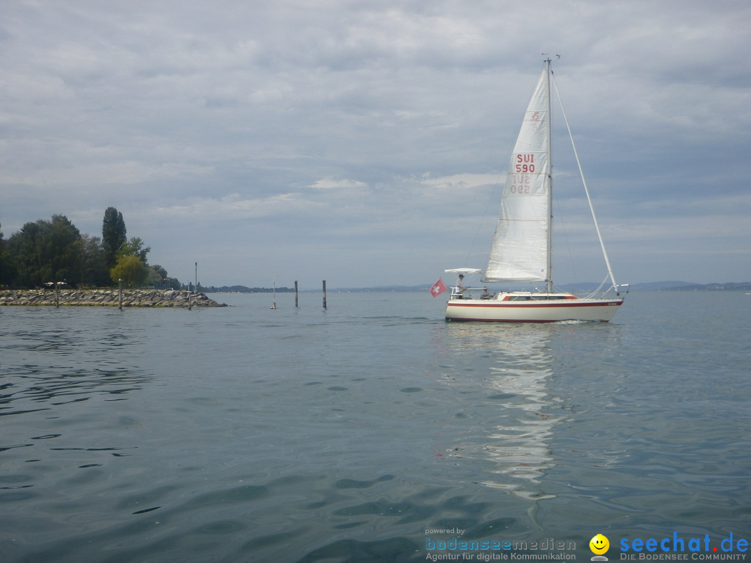 BODENSEEBOOT.DE - Begleitfahrt: Isabella und Thorsten: Friedrichshafen, 27.