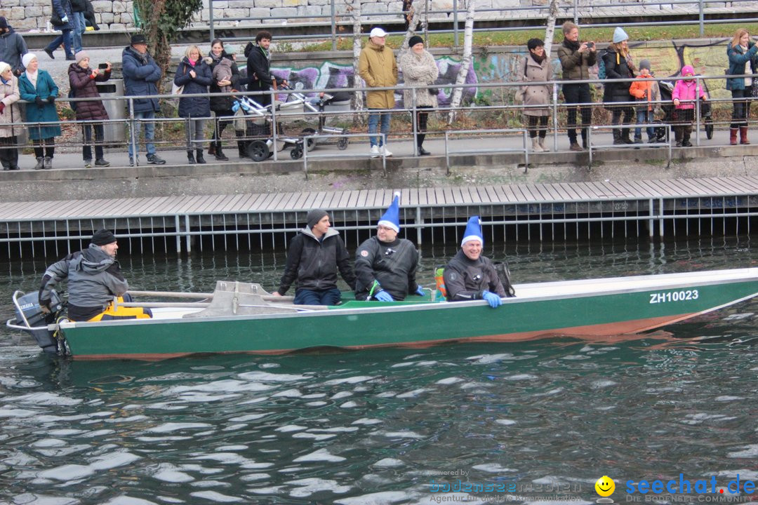 Nikolaus-Schwimmen - 21. Samichlaus-Schwimmen: Zuerich, 05.12.2021