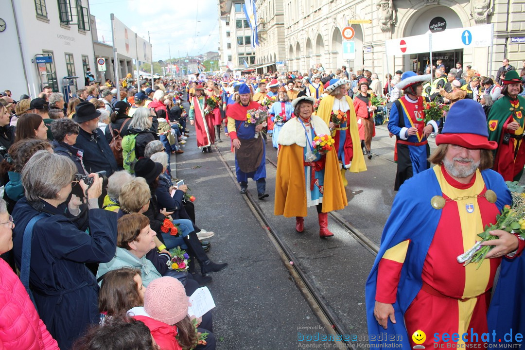 Sechselaeuten: Zuerich, 25.04.2022