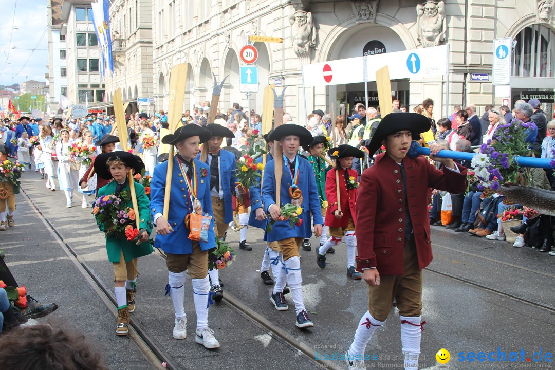 Sechselaeuten: Zuerich, 25.04.2022