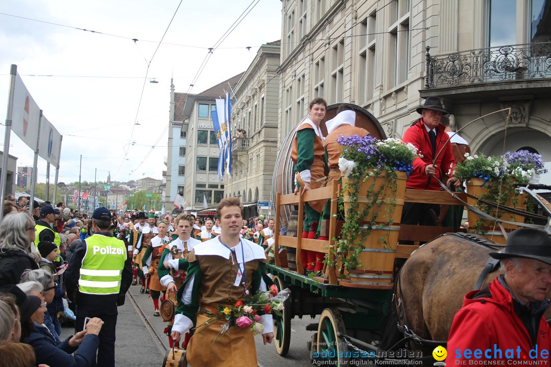 Sechselaeuten: Zuerich, 25.04.2022