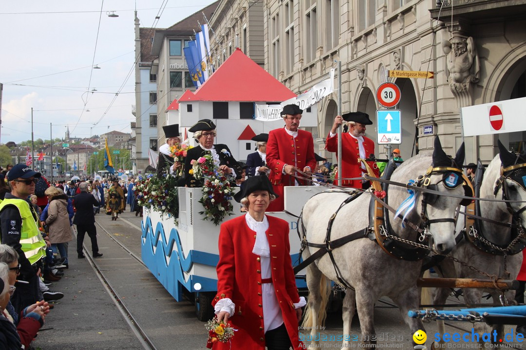 Sechselaeuten: Zuerich, 25.04.2022